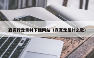 铜陵寂寞行走素材下载网站（寂寞走是什么歌）